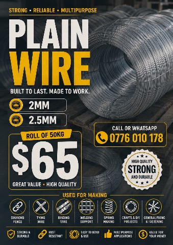 Plain wire