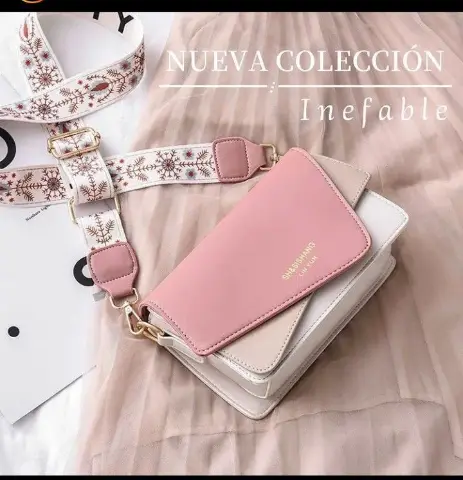 Envelope  style Crossbody Bag with Wide Strap