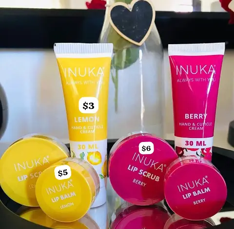 Inuka Berry Lip Scrub